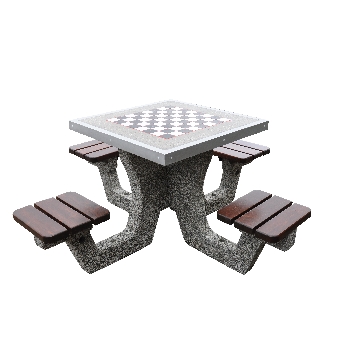 Betonowy stół do gry w szachy kod: 5005