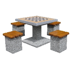 Betonowy stół do gry w szachy kod: 5014